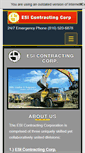 Mobile Screenshot of esicontractingcorp.com